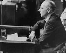 Nazi doctor Victor Brack on trial
