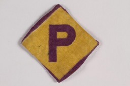 Badge worn by Eugeniusz Wojtas from 1940-1945