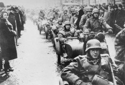German troops occupy Prague. Czechoslovakia, March 15, 1939. [LCID: 70004]