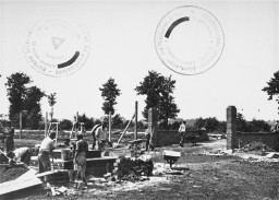 Forced labor in Neuengamme concentration camp. Germany, 1940. [LCID: 83529]