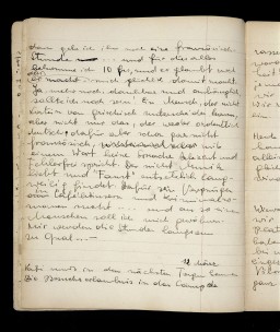 Page from Elizabeth Kaufmann's diary