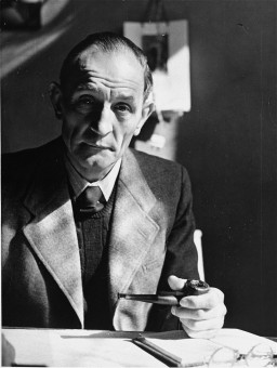 Martin Niemöller on a visit to the United States after World War II