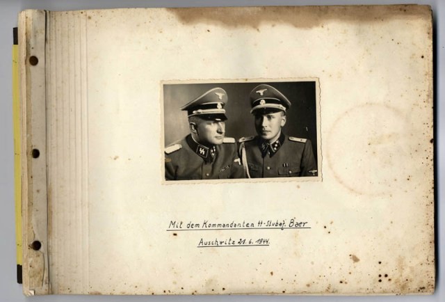 The cover of the photograph album.