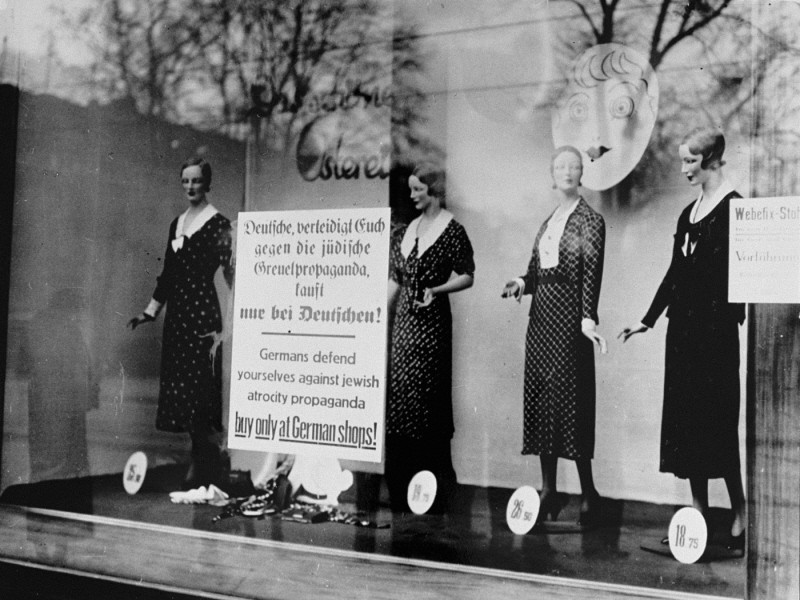 Boycott poster. Berlin, Germany, April 1, 1933. [LCID: 70360]
