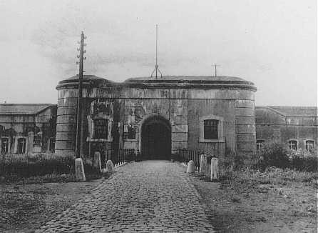 Entrance to the Breendonk internment camp. Breendonk, Belgium, 1940-1944. [LCID: 41203]