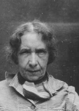 A victim of the Nazi Euthanasia Program: hospitalized in a psychiatric ward for her nonconformist beliefs and writings, she was murdered on January 26, 1944.