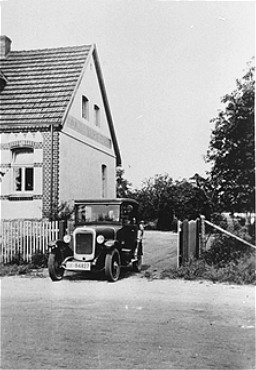 The Kusserow family home in Bad Lippspringe. The family kept religious materials in the trunk of the car and distributed them from it as well.The Kusserow family was active in their region distributing religious literature and teaching Bible study classes in their home.