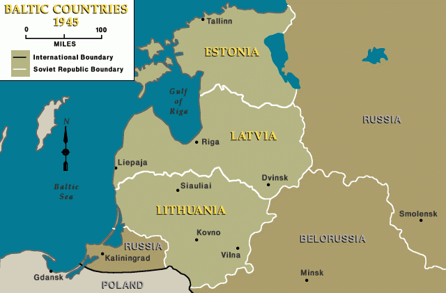 Baltic Countries, 1945
