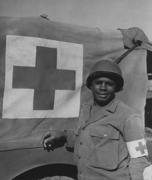 African American soldier Warren Capers was recommended for a Silver Star for his actions during the Allied invasion of France. [LCID: 91464]