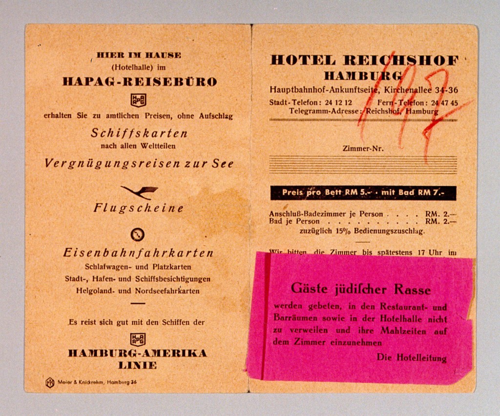 Hotel Reichshof flyer [LCID: 1998hsb4]
