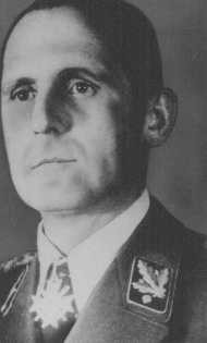 Heinrich Müller, chef de la Gestapo, la police secrète d’Etat du Troisième Reich. [LCID: 71549]
