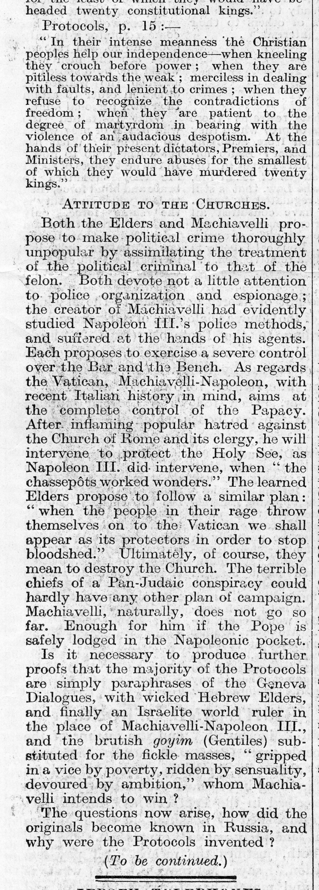 The Times, August 17, 1921 [LCID: 2006u83u]