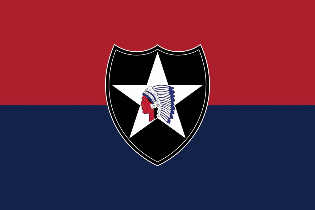 flag-graphic-for-us-2nd-infantry-division-holocaust-encyclopedia