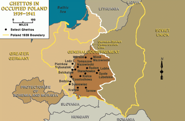 Ghettos in occupied Poland, 1939-1941 [LCID: pol74490]