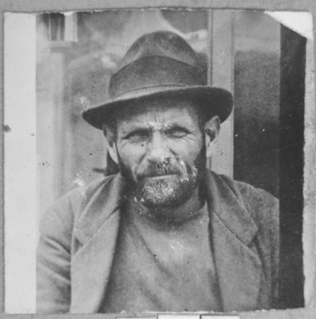 Portrait of Mordechai Mishulam. He was a dealer of second-hand items.