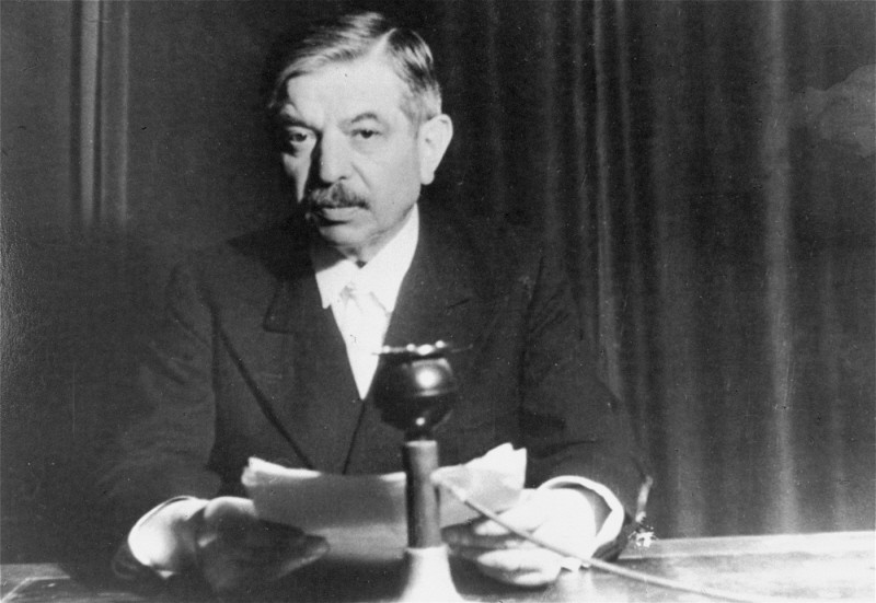 Pierre Laval, head of the government of Vichy France and Nazi collaborator.