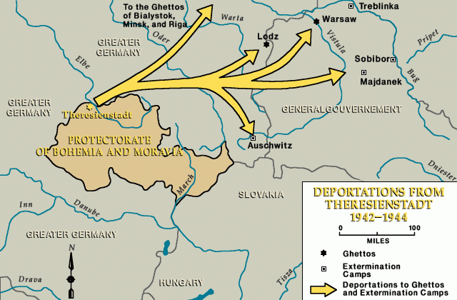 Deportations from Theresienstadt, 1942-1944