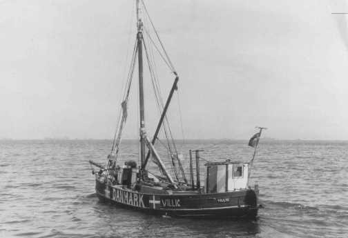 A boat used by Danish fishermen to transport Jews to safety in Sweden during the German occupation.