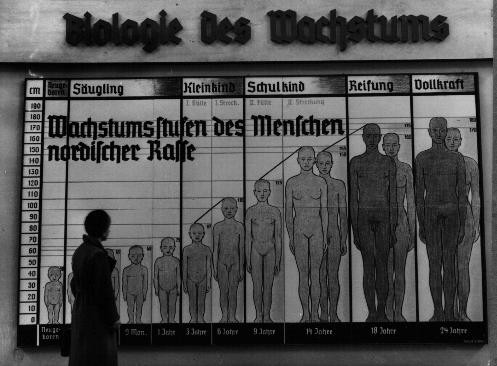 The Nazis used public displays to spread their ideas of race. [LCID: 45105]