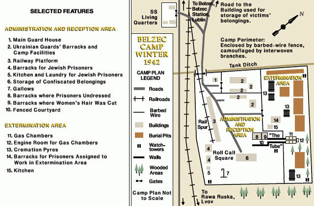 Belzec camp plan, winter 1942 [LCID: bez22010]