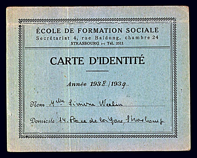 Simone Weil's falsified student card [LCID: 1998hmn0]