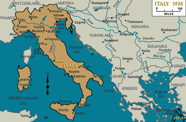 Italy 1933, Rome indicated [LCID: roe79020]