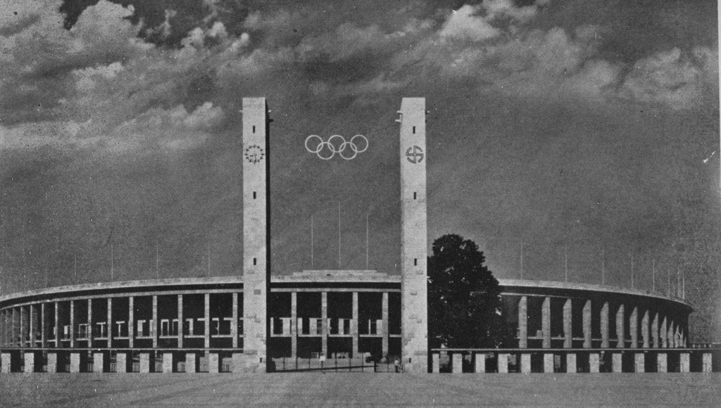 View of the Olympic Stadium, centerpiece of Berlin's Reich Sports Field.