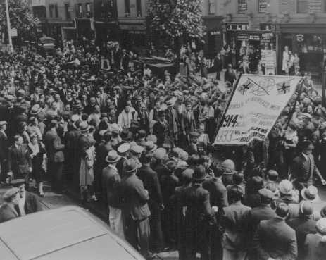 <p>Protest against persecution of German Jews. London, Great Britain, July 20, 1933.</p>