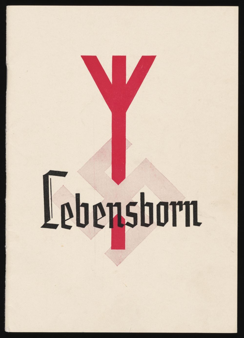 Front cover of a Lebensborn program brochure