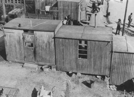 Forced-labor camp for Roma (Gypsies). Lety, Czechoslovakia, wartime. [LCID: 66778]