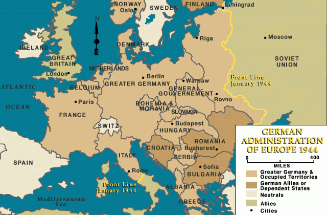 German administration of Europe, 1944 [LCID: eur66010]