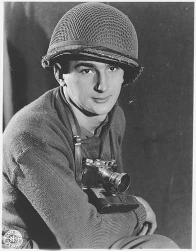 Portrait of US Army Signal Corps photographer J Malan Heslop.