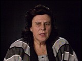 In Frankfurt, Ruth's family faced intensifying anti-Jewish measures; her father's business was taken over and Ruth's Jewish school was closed. In April 1943, Ruth and her family were deported to Auschwitz. Ruth was selected for forced labor and assigned to work on road repairs. She also worked in the "Kanada" unit, sorting possessions brought into the camp. In November 1944, Ruth was transferred to the Ravensbrueck camp system, in Germany. She was liberated in May 1945, during a death march from the Malchow camp.
 