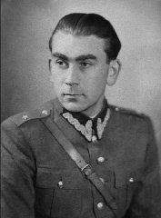 Norman Salsitz in Polish army uniform, 1944.