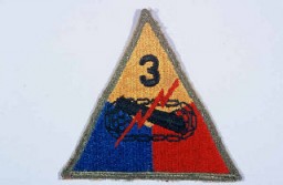 Insignia of the 3rd Armored Division. "Spearhead" was adopted as the nickname of the 3rd Armored Division in recognition of the division's role as the "spearhead" of many attacks during the liberation of France in 1944.
