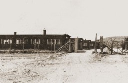 View of the Natzweiler concentration camp. Photograph taken in 1945.
