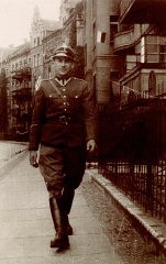 Norman Salsitz while under the assumed identity Tadeusz Zaleski. Legnica, Poland, 1945.