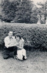 Aron and Lisa in Florence, Italy, 1945.