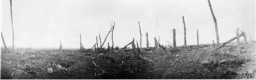 Scene of destruction during World War I: panoramic view of the battlefield at Guillemont, September 1916, during the Battle of the Somme © IWM (Q 1281)