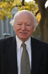 Portrait of Benjamin Meed, leading advocate for Jewish Holocaust survivors and a founder of the United States Holocaust Memorial Museum. 