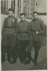 Allen Small (left). Allen became a partisan fighter at age 14. 
