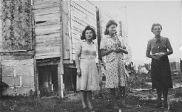 Women prisoners in the Gurs camp. Gurs, France, ca. 1943.