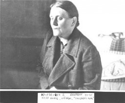 カウフボイレン・イルゼー安楽死施設の小児科棟の看護婦長。 1945年、ドイツ、カウフボイレン。