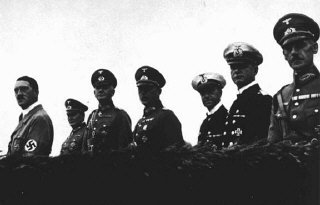 Adolf Hitler with his military high command