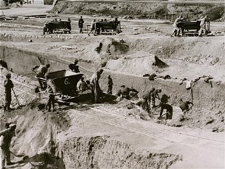 Forced labor in a quarry