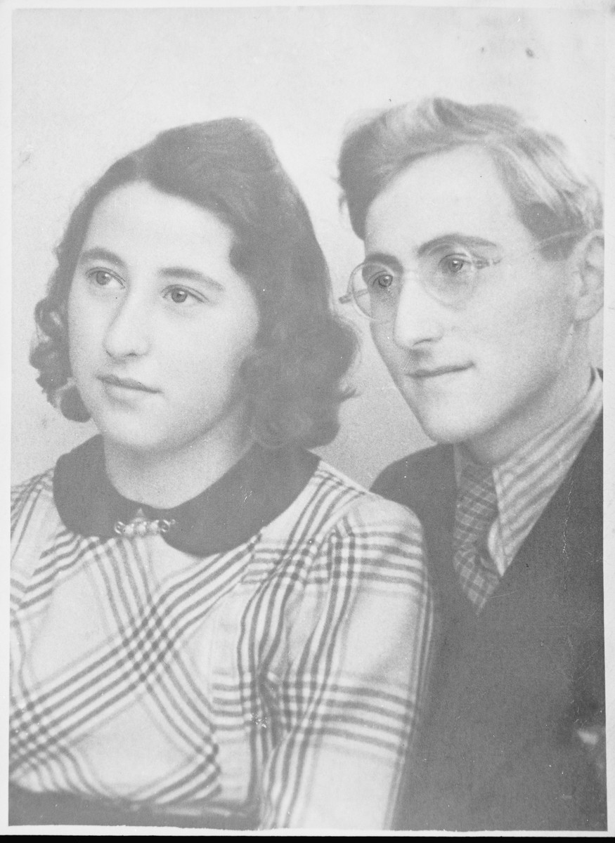 Portrait of Margot (Miriam) and Gerhard (Gad) Beck