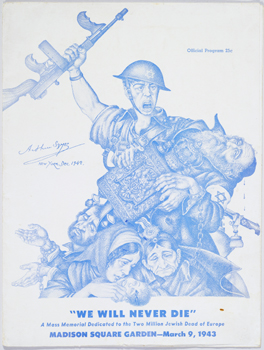 We Will Never Die, program cover, 1943