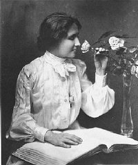 هلن کلر، حدود سال 1910.
