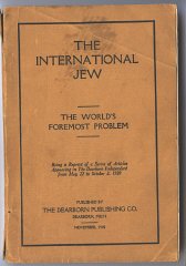Книга «Международное еврейство», в основу которой легли «Протоколы сионских мудрецов», вышла тиражом более 500 тыс.