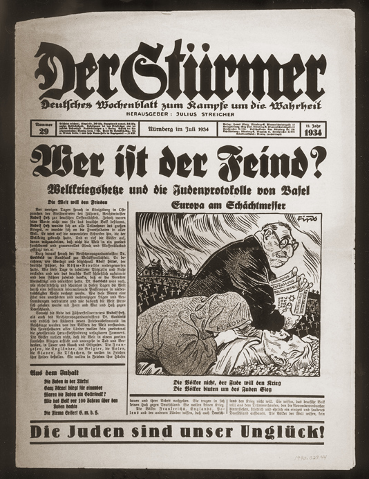 Der Stuermer, nomor 29, Juli 1934
